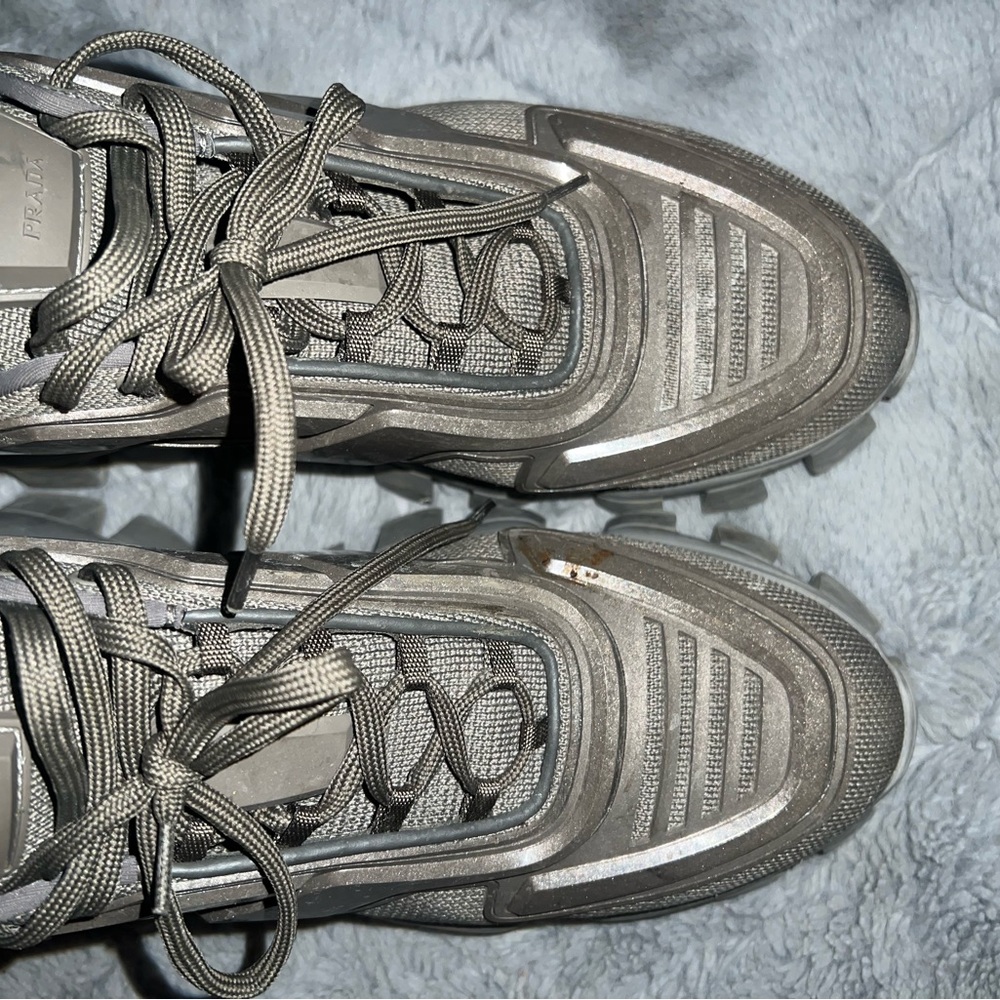 Prada Couldbust Thunder Technical Fabric Sneakers